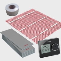 1sqm Electric Underfloor Heating Kit with Tempo Thermostat - Warmup Sticky Mat 1sqm Electric Underfloor Heating Kit with Tempo Thermostat - Warmup Sticky Mat