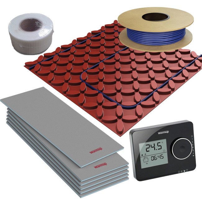 2sqm DCM Pro Electric Underfloor Heating Kit with Tempo Thermostat - Warmup