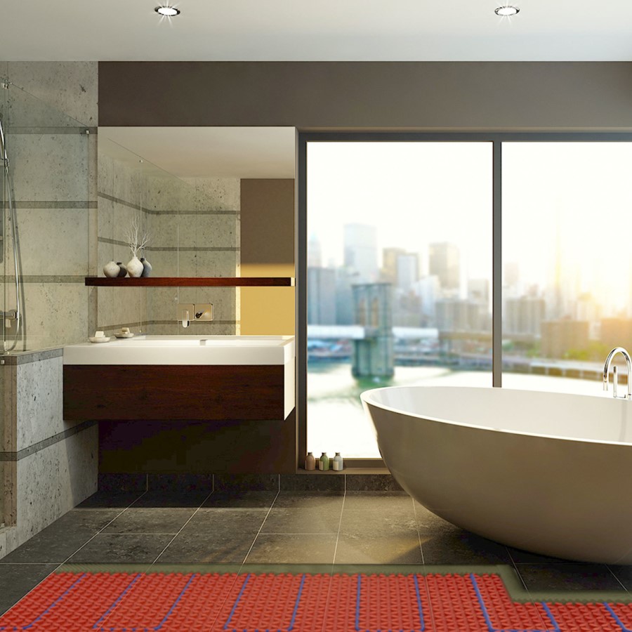 2sqm DCM Pro Electric Underfloor Heating Kit with Tempo Thermostat - Warmup