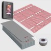 1sqm Electric Underfloor Heating Kit with 6iE WiFi Onyx Black Thermostat - Warmup Sticky Mat