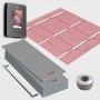 3sqm Electric Underfloor Heating Kit with 6iE WiFi Onyx Black Thermostat & Heated Towel Bar - Warmup Sticky Mat