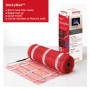 4sqm Electric Underfloor Heating Kit with 6iE WiFi Onyx Black Thermostat - Warmup Sticky Mat