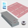 2sqm Electric Underfloor Heating Kit with 6iE WiFi Bright Porcelain Thermostat - Warmup Sticky Mat