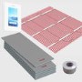 4sqm Electric Underfloor Heating Kit with 6iE WiFi Bright Porcelain Thermostat - Warmup Sticky Mat