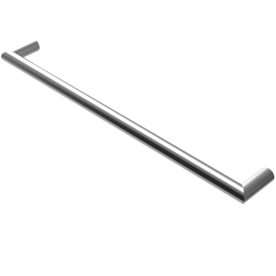 Round Single Bar Heated Towel Rail 19W Tulsi Better Bathrooms