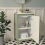 500mm Green Freestanding Vanity Unit with Basin - Kinsley