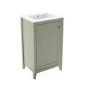 500mm Green Freestanding Vanity Unit with Basin - Kinsley