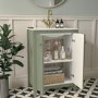 600mm Green Freestanding Vanity Unit with Basin - Kinsley