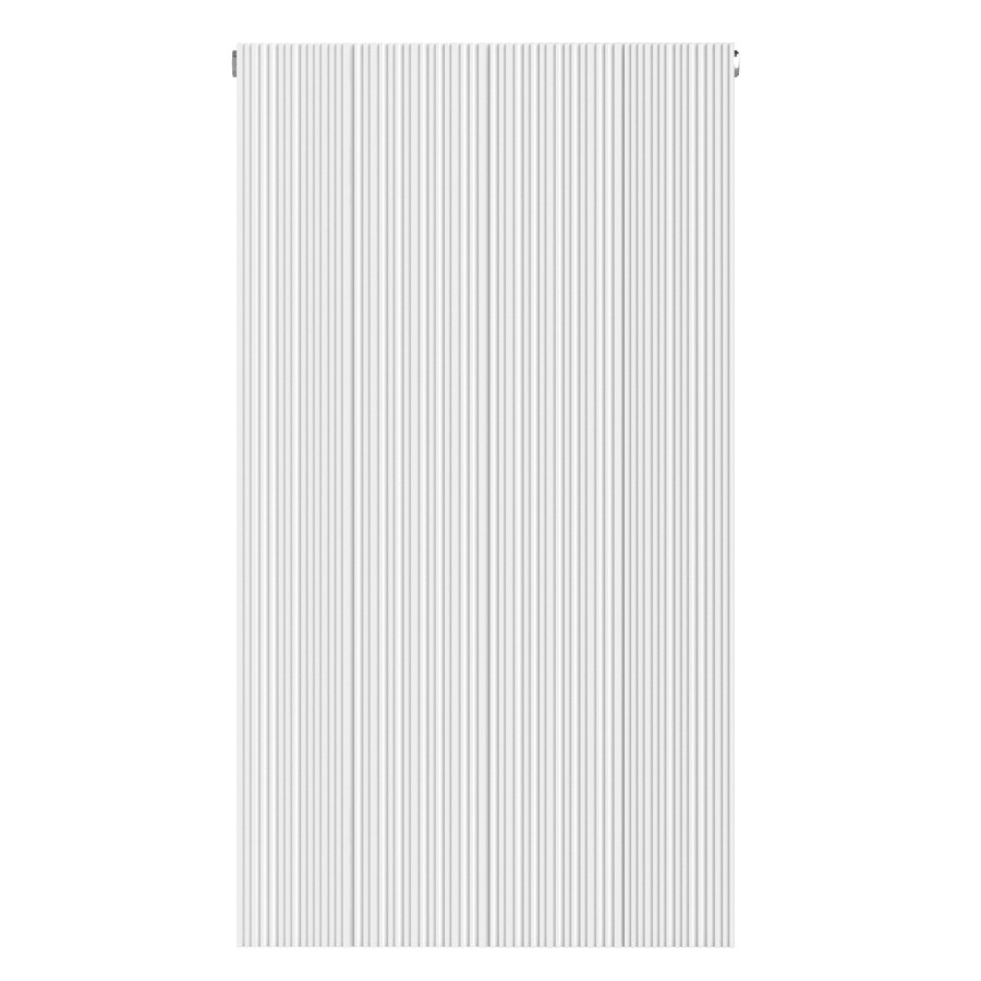 White Designer Vertical Single Panel Radiator 800 x 440mm - Laguna