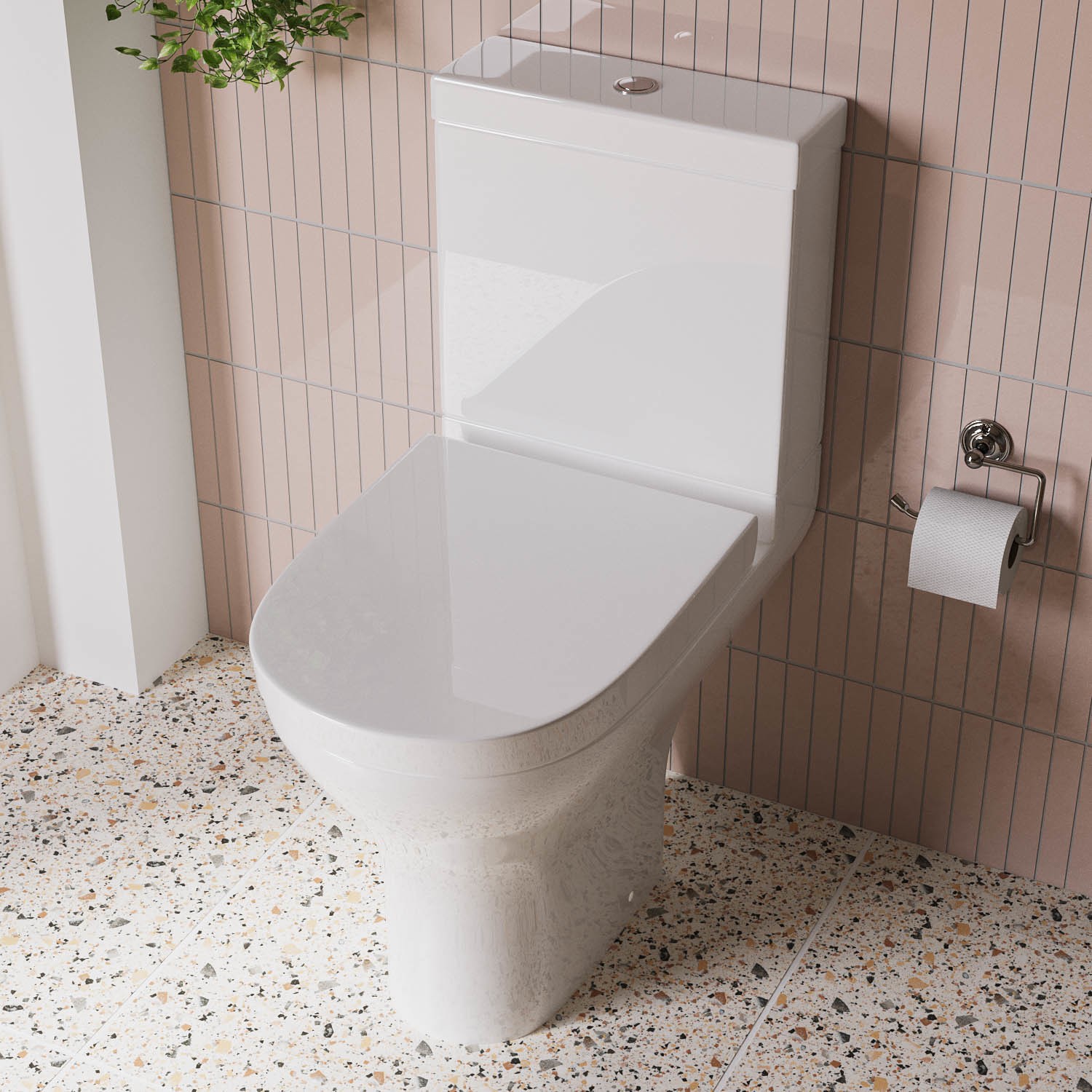 Close Coupled Toilet with Soft Close Seat - Laurel - Better Bathrooms
