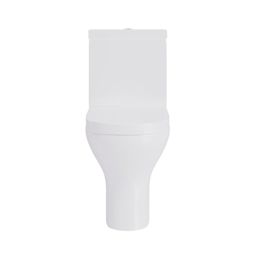 Close Coupled Short Projection Toilet with Soft Close Seat - Laurel