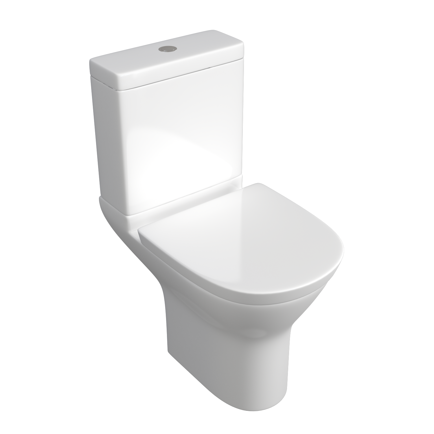 Close Coupled Toilet with Soft Close Seat Laurel Better Bathrooms