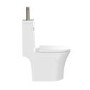 Close Coupled Open Back Toilet with Sink on Top & Brass Fittings Cloakroom Suite - Legend