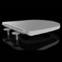 Close Coupled Open Back Toilet with Sink on Top & Chrome Fittings Cloakroom Suite - Legend