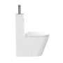 Close Coupled Closed Back Toilet with Sink on Top & Chrome Fittings Cloakroom Suite - Legend