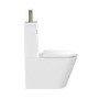 Close Coupled Closed Back Toilet with Sink on Top & Brass Fittings - Legend
