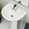 Modern Freestanding 1545mm Bath Suite with Toilet &amp; Basin - Lisbon