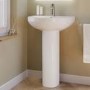 Modern Freestanding 1645mm Bath Suite with Toilet & Basin - Lisbon
