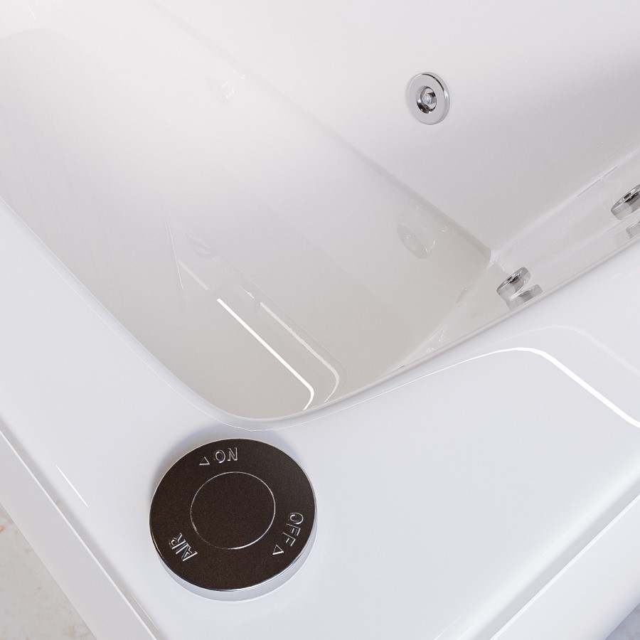 1500mm Left Hand Shower Bath Suite with Toilet Basin & Panels - Lomax