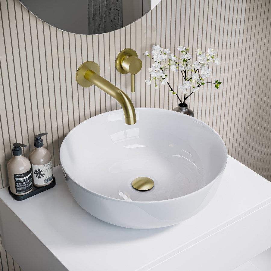 ONLY OPENED - Arabella Round Countertop Basin - 415mm