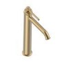 Brushed Brass Tall Basin Mixer Tap & Bath Filler Tap with Concealed Valve Pack - Lyla