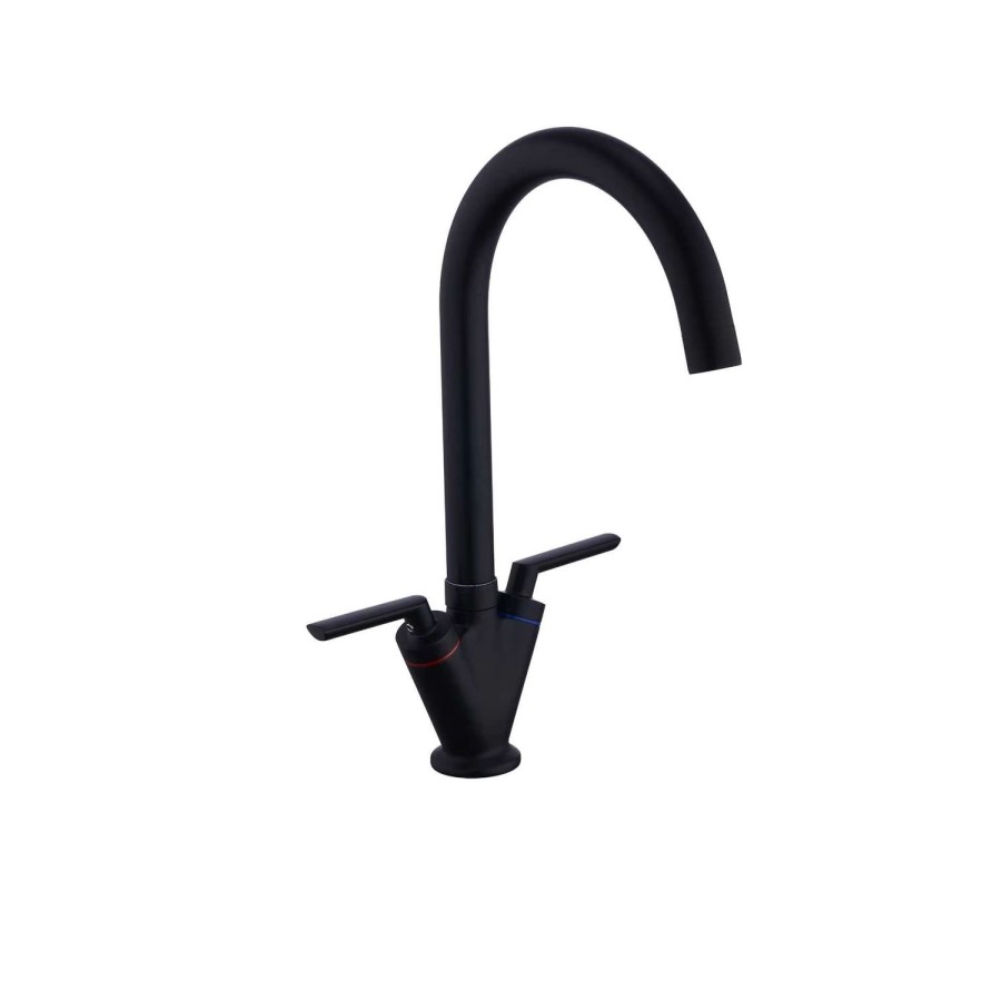 Single Bowl Undermount Black Granite Composite Kitchen Sink - Enza Madison