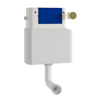 Grade A1 - Arissa Brushed Brass Manual Push Button and Cistern Grade A1 - Arissa Brushed Brass Manual Push Button and Cistern