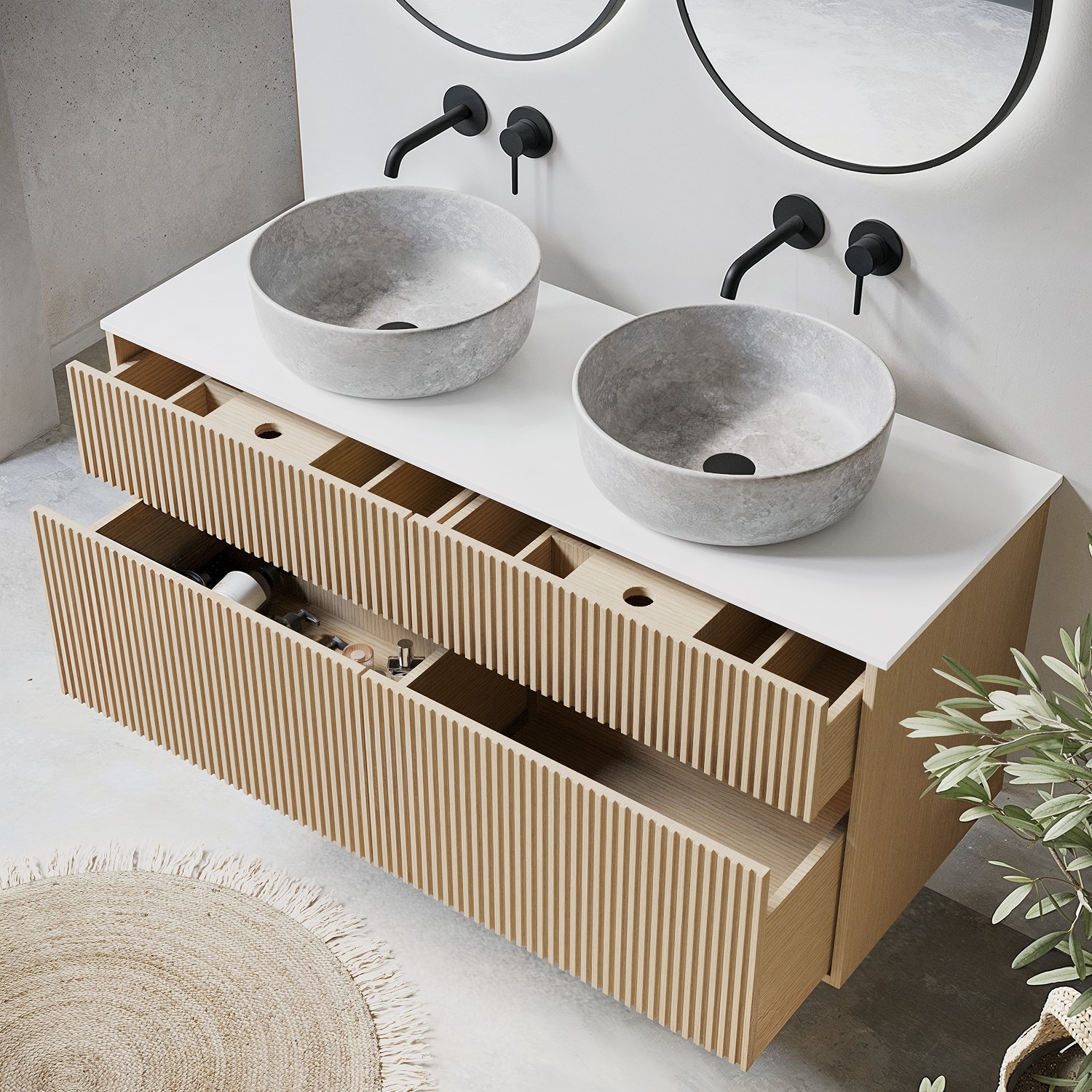 Elegant Bathroom Countertop Vanity Unit for Modern Homes