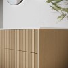 1250mm Wooden Wall Hung Countertop Vanity Unit - Matira