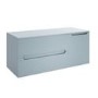 1200mm Blue Fluted Wall Hung Countertop Vanity Unit with Basin - Melbourne