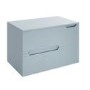 800mm Blue Fluted Wall Hung Countertop Vanity Unit with Basin - Melbourne