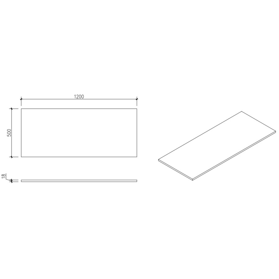 1200mm White Fluted Wall Hung Countertop Vanity Unit - Melbourne