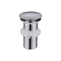 CHUBW001 Chrome Click Clack Unslotted Basin Waste - Better Bathrooms