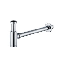 Chrome Round Exposed Bottle Trap - Arissa Chrome Round Exposed Bottle Trap - Arissa