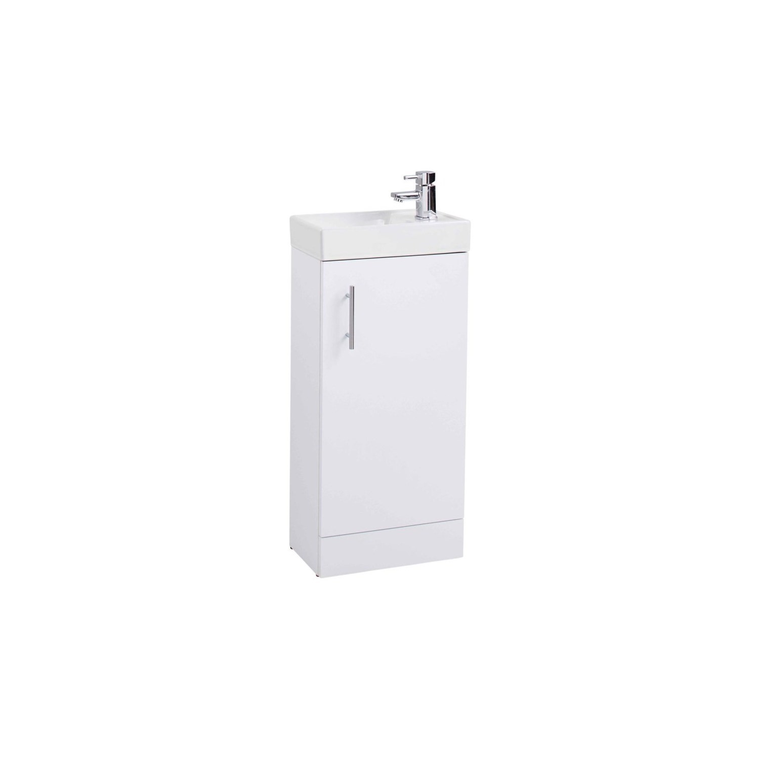 White Gloss Vanity Unit Cloakroom Suite Better Bathrooms