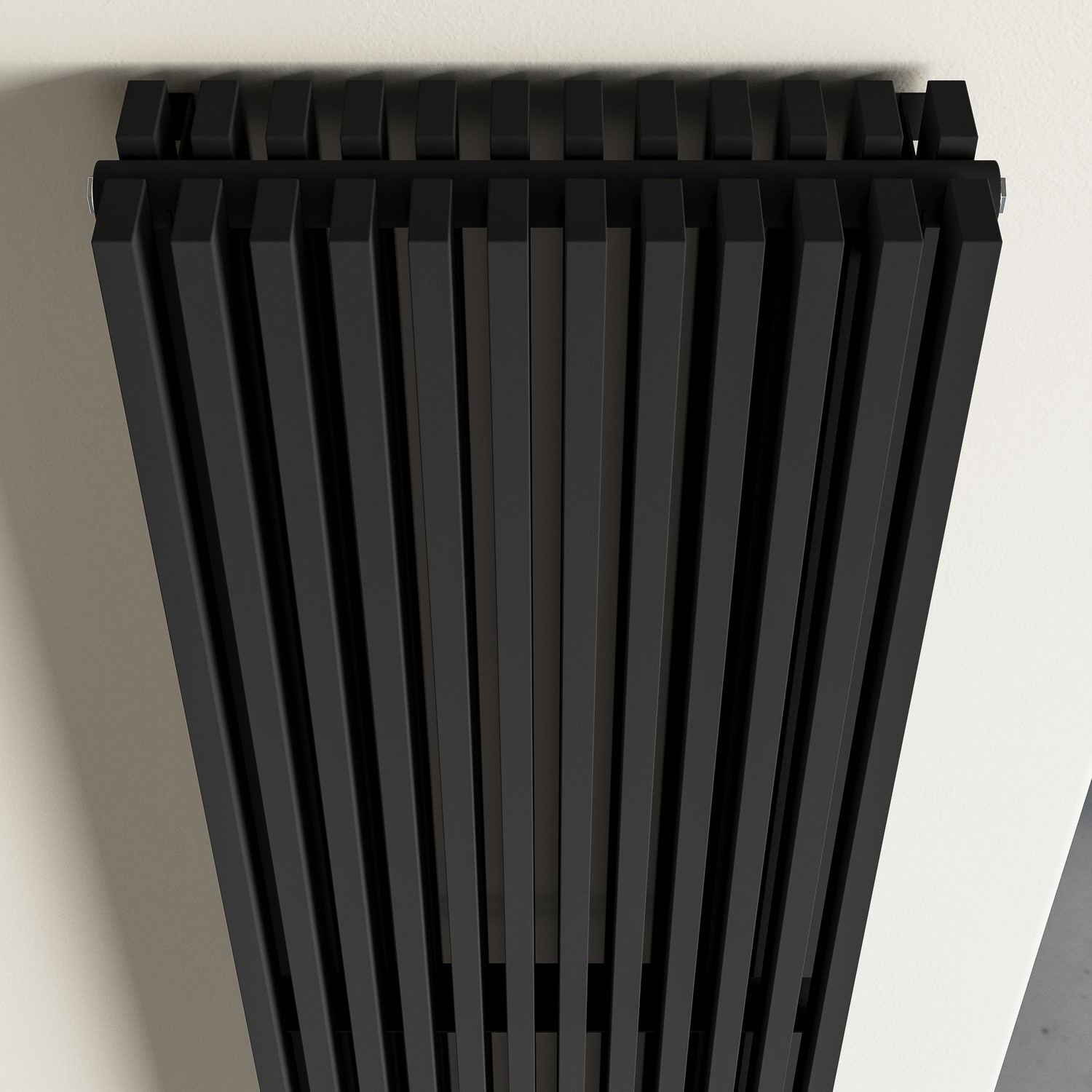 Institutional Grade Radiators GRADE A1 - Black Vertical Double Panel Radiator 1600 x 450mm – Nevada ...