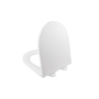 Matt White Back to Wall Rimless Toilet with Soft Close Seat - Newport