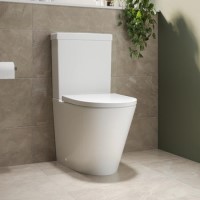 Close Coupled Rimless Short Projection Toilet with Soft Close Seat - Newport