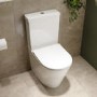 Close Coupled Rimless Short Projection Toilet with Soft Close Slim Seat - Newport