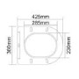 Close Coupled Rimless Short Projection Toilet with Soft Close Slim Seat - Newport
