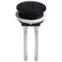 Close Coupled Rimless Open Back Short Projection Toilet with Black Button and Tornado Flush - Newport