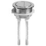 Close Coupled Rimless Open Back Short Projection Toilet with Chrome Button and Tornado Flush - Newport