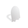 Matt White Wall Hung Rimless Short Projection Toilet with Soft Close Seat – Newport