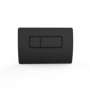 Matt Black Wall Hung Rimless Toilet with Soft Close Seat, Matt Black Pneumatic Flush Plate, 1170mm Frame & Cistern - Newport