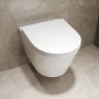 ALMOST PERFECT - Wall Hung Rimless Short Projection Toilet with Soft Close Seat – Newport