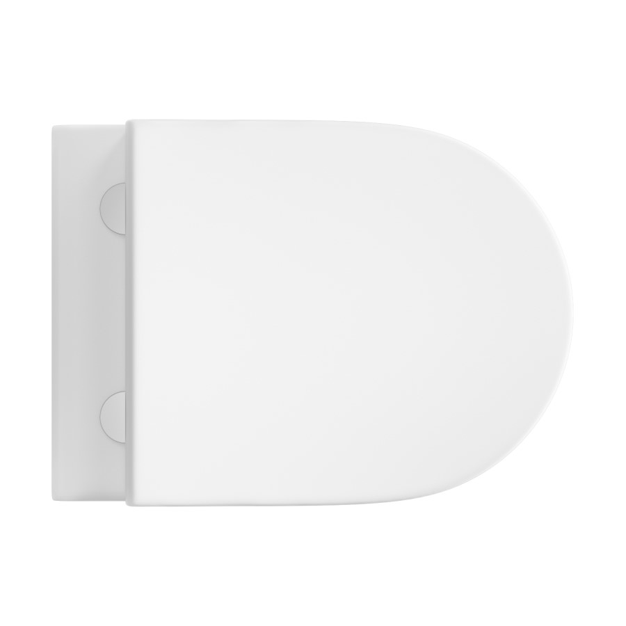 ALMOST PERFECT - Wall Hung Rimless Short Projection Toilet with Soft Close Seat – Newport