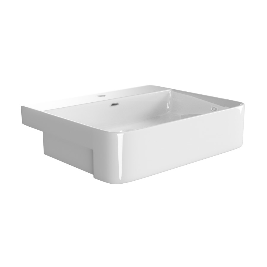 1200mm White Toilet and Sink Unit with Black Fittings - Ontario