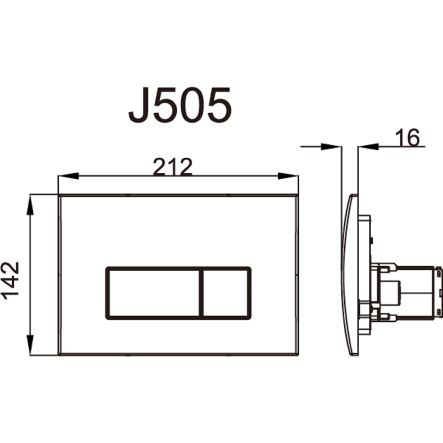 Matt Black Fluted Wall Hung Rimless Toilet with Soft Close Seat, Brushed Brass Pneumatic Flush Plate, 820mm Frame & Cistern – Oregon