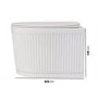 Fluted Wall Hung Toilet with Soft Close Seat, White Glass Sensor Flush Plate, 820mm Frame & Cistern - Oregon