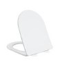 Fluted Wall Hung Toilet with Soft Close Seat, White Glass Sensor Flush Plate, 1160mm Frame & Cistern - Oregon
